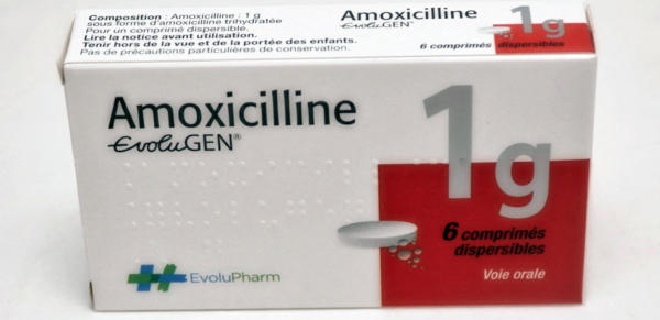 Amoxicilline 1g paquet de médicaments